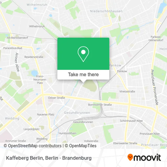 Kaffeberg Berlin map