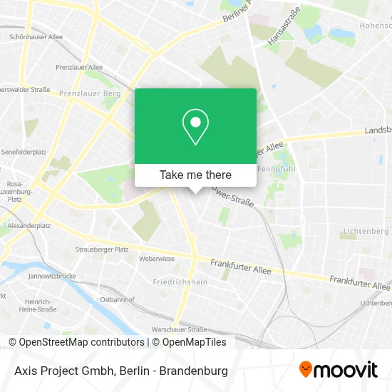 Axis Project Gmbh map