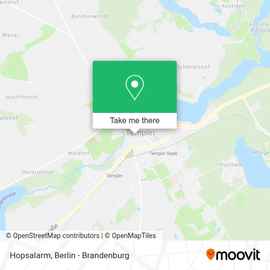 Hopsalarm map