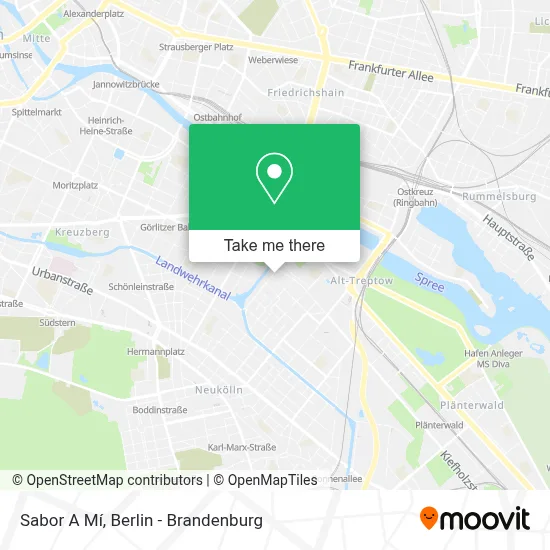 Sabor A Mí map