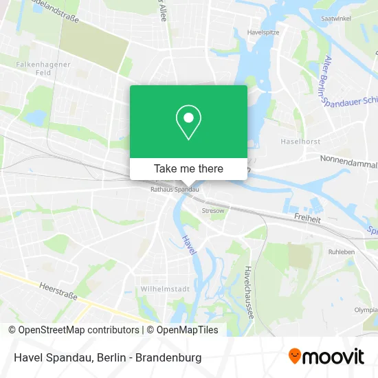 Havel Spandau map