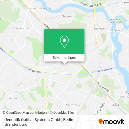 Jenoptik Optical Systems Gmbh map