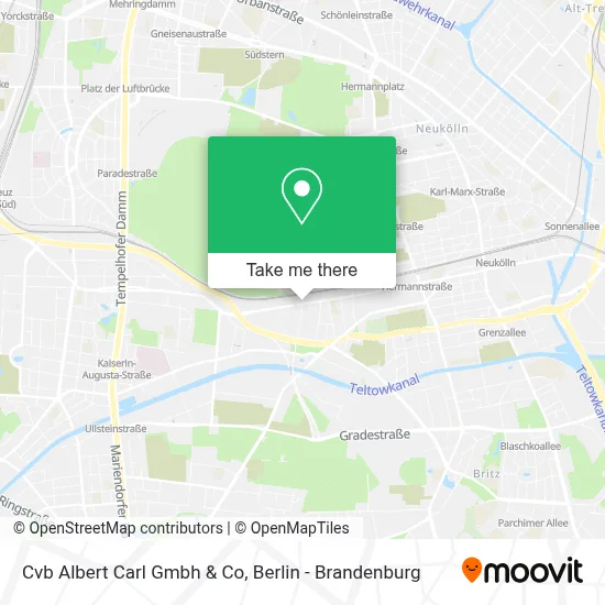Cvb Albert Carl Gmbh & Co map