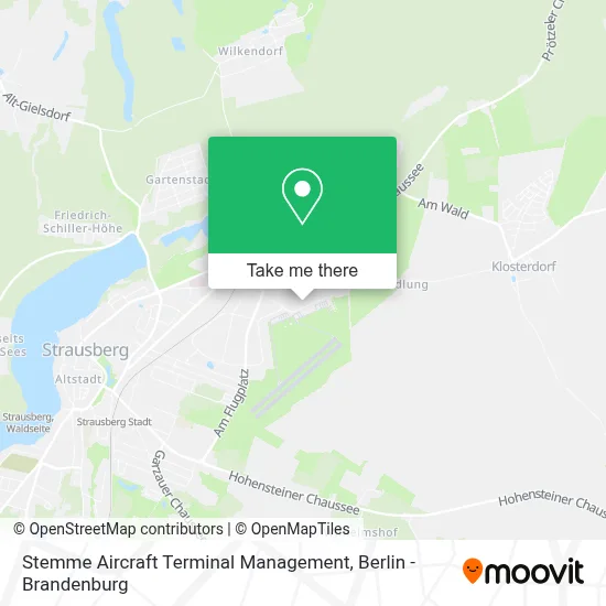Stemme Aircraft Terminal Management map