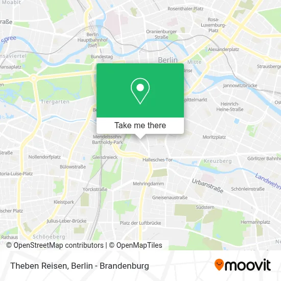 Theben Reisen map