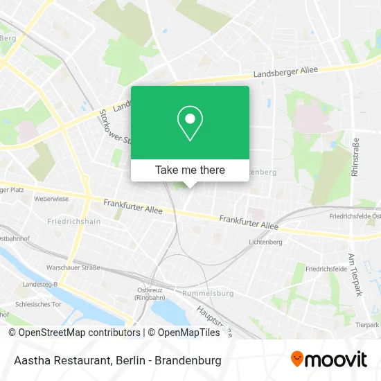 Aastha Restaurant map