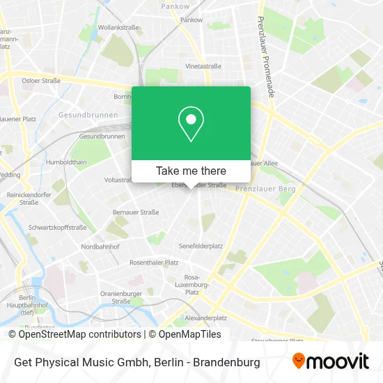 Get Physical Music Gmbh map