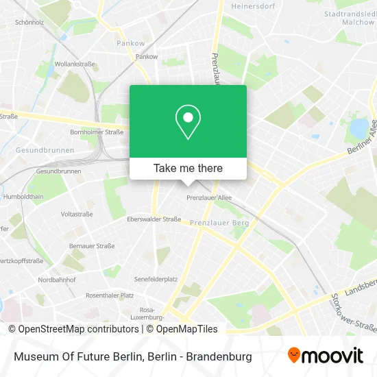 Museum Of Future Berlin map