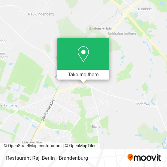 Restaurant Raj map