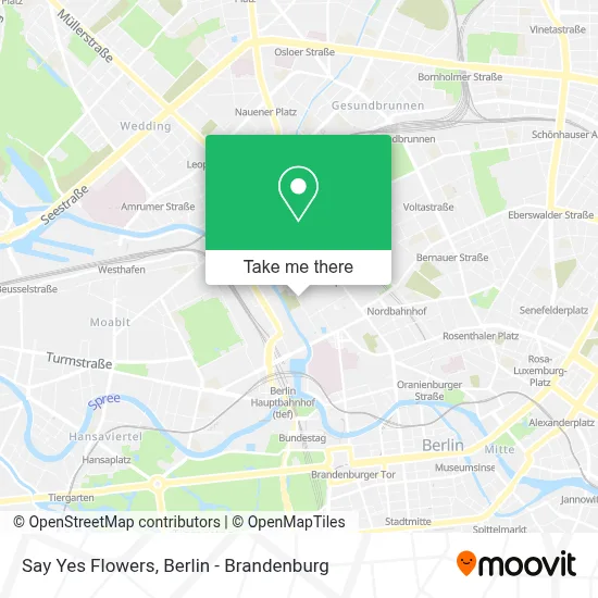 Say Yes Flowers map