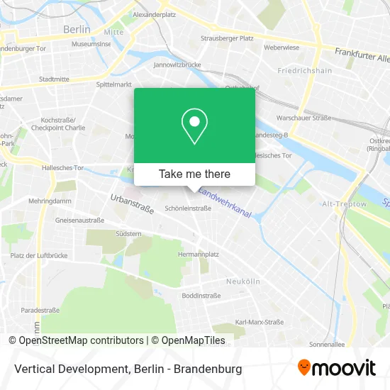 Vertical Development map