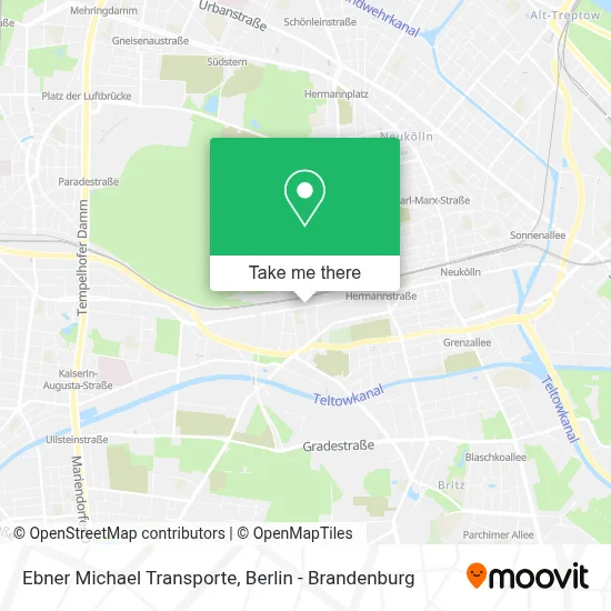 Ebner Michael Transporte map
