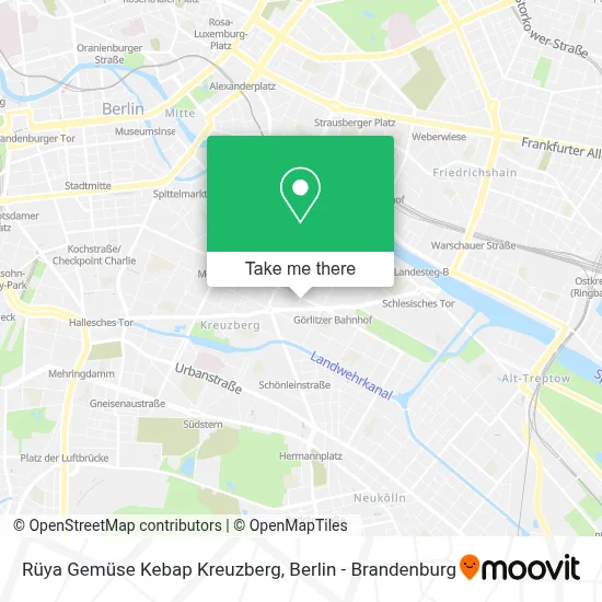 Rüya Gemüse Kebap Kreuzberg map