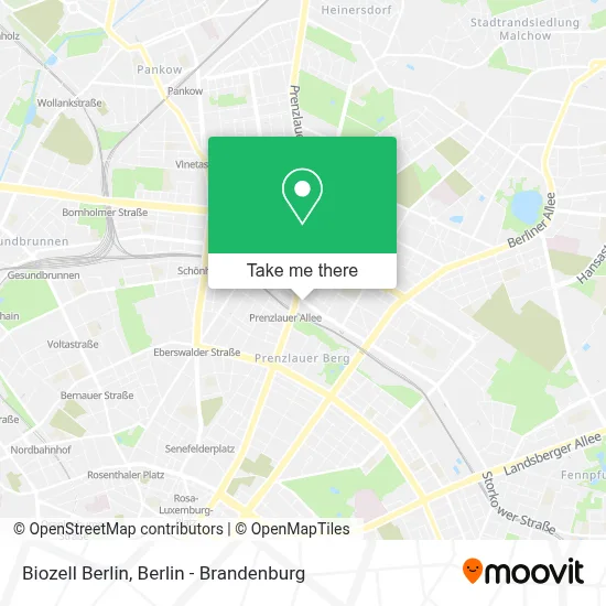 Biozell Berlin map