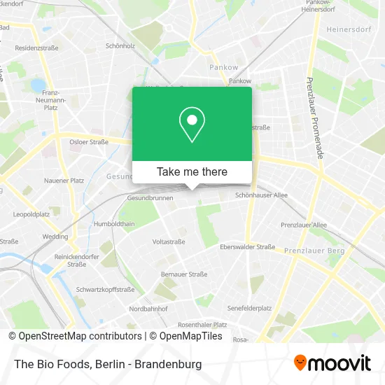 The Bio Foods map