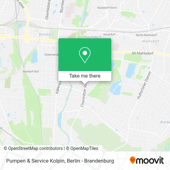 Pumpen & Service Kolpin map