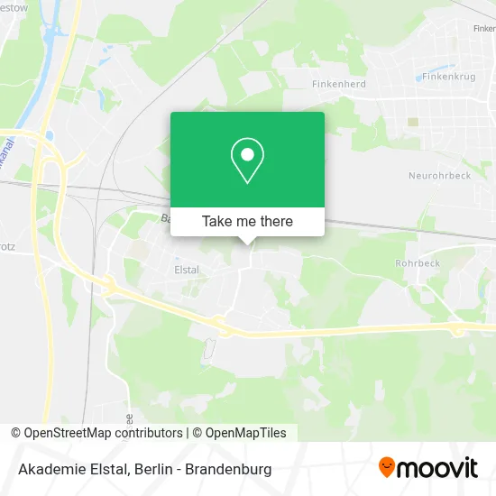 Akademie Elstal map