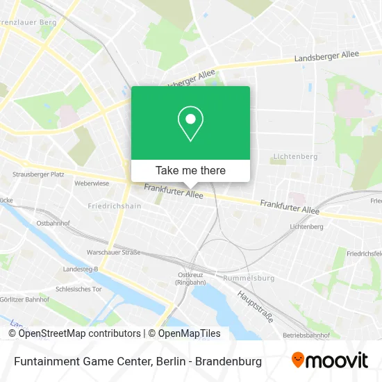 Funtainment Game Center map