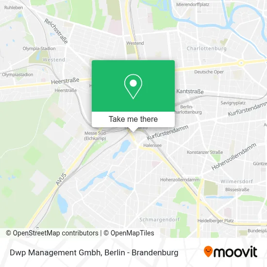 Dwp Management Gmbh map