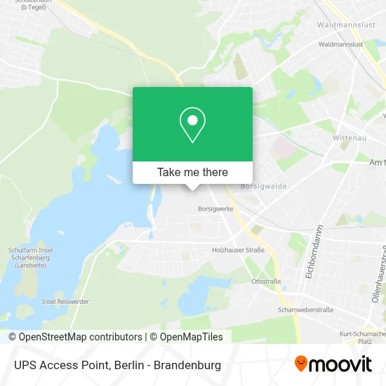 Ups Access Point map