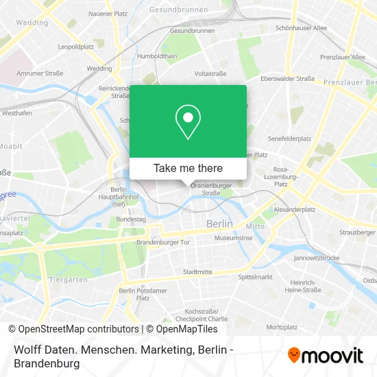 Wolff Daten. Menschen. Marketing map