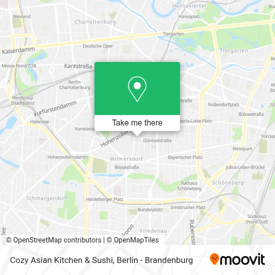 Cozy Asian Kitchen & Sushi map