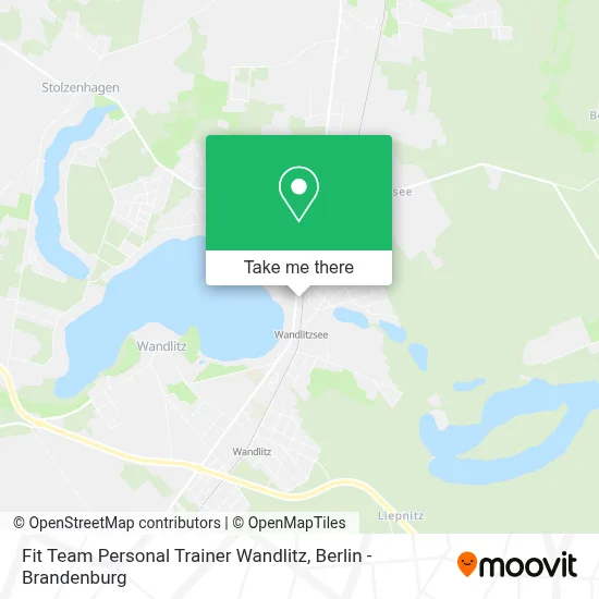 Fit Team Personal Trainer Wandlitz map
