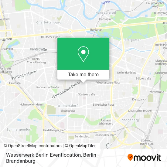 Wasserwerk Berlin Eventlocation map