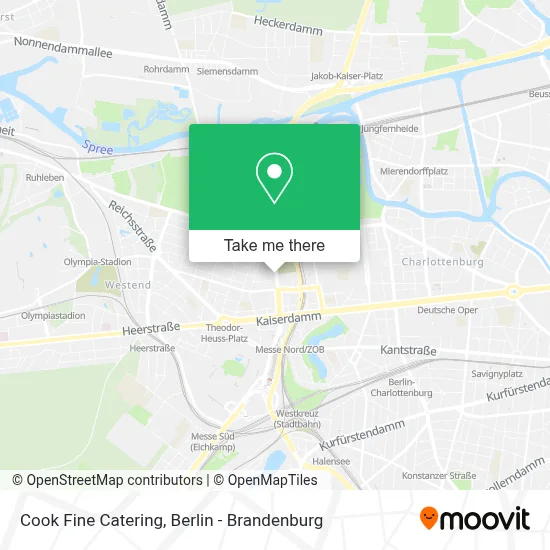 Cook Fine Catering map
