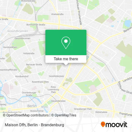 Maison Dfh map