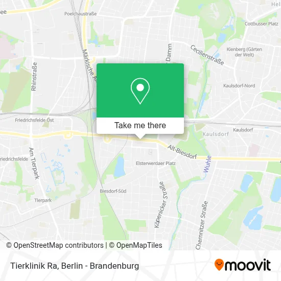 Tierklinik Ra map