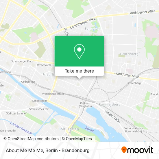 About Me Me Me map