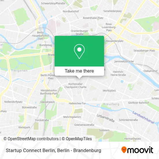 Startup Connect Berlin map