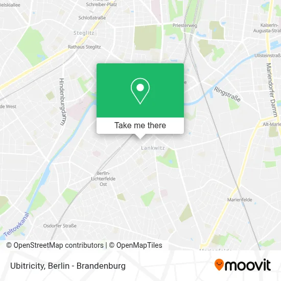 Ubitricity map