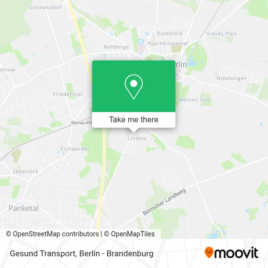 Gesund Transport map