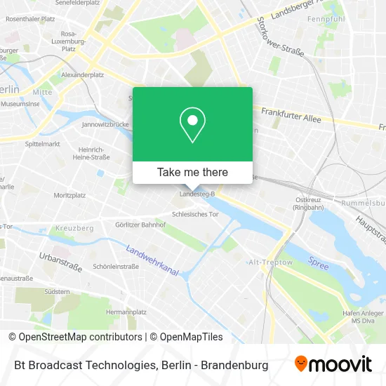 Bt Broadcast Technologies map