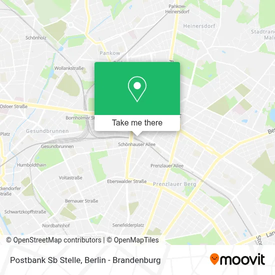 Postbank Sb Stelle map