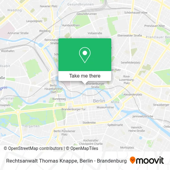 Rechtsanwalt Thomas Knappe map