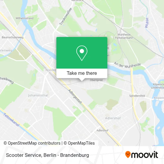 Scooter Service map
