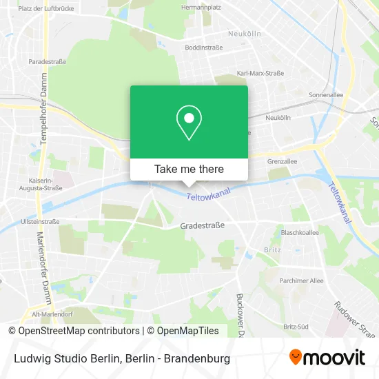 Ludwig Studio Berlin map