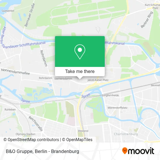 B&O Gruppe map