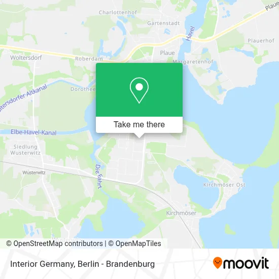 Interior Germany map