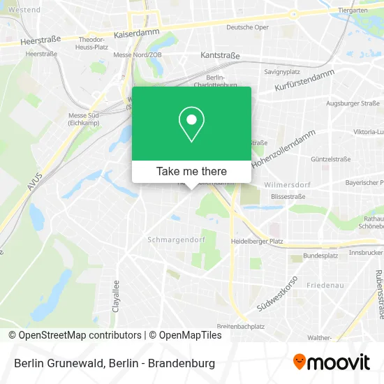 Berlin Grunewald map