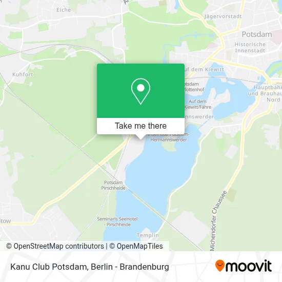 Kanu Club Potsdam map