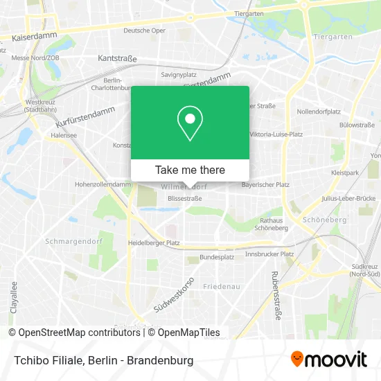 Tchibo Filiale map