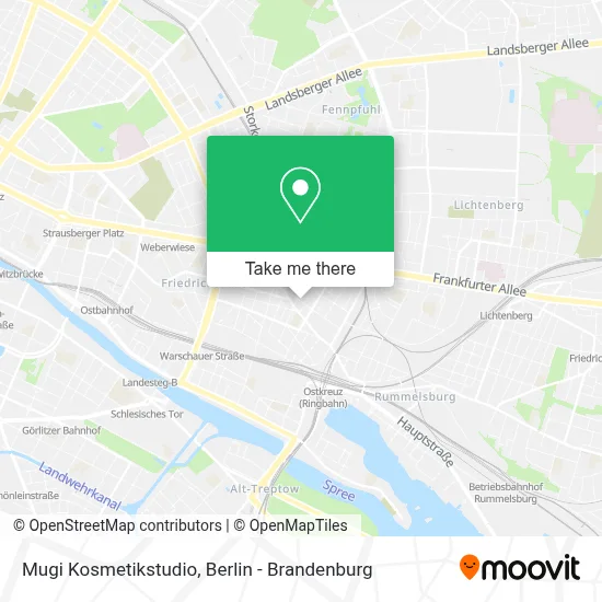 Mugi Kosmetikstudio map