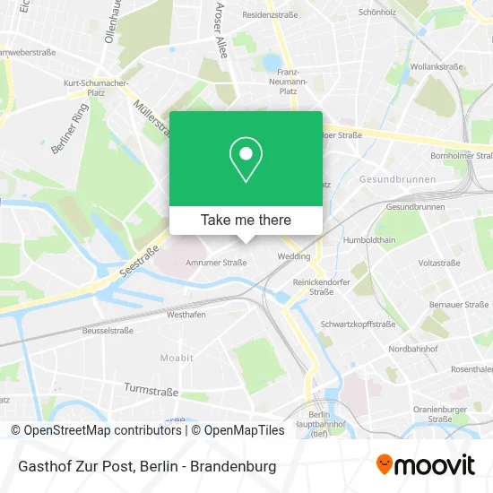 Gasthof Zur Post map