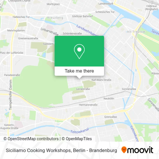 Siciliamo Cooking Workshops map