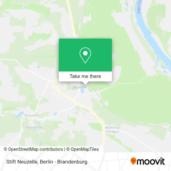 Stift Neuzelle map