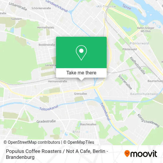 Populus Coffee Roasters / Not A Cafe map